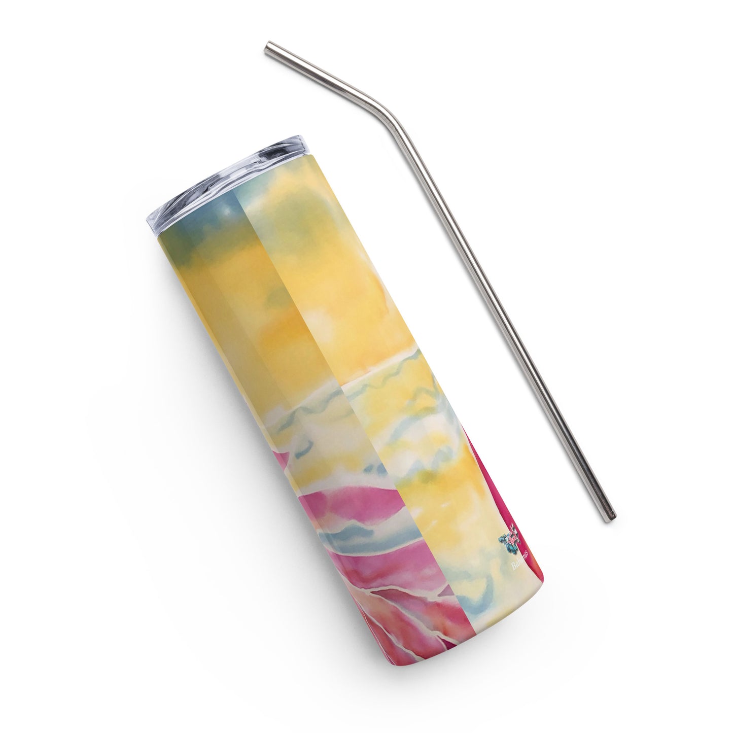 Flamingo Sunset Skinny tumbler