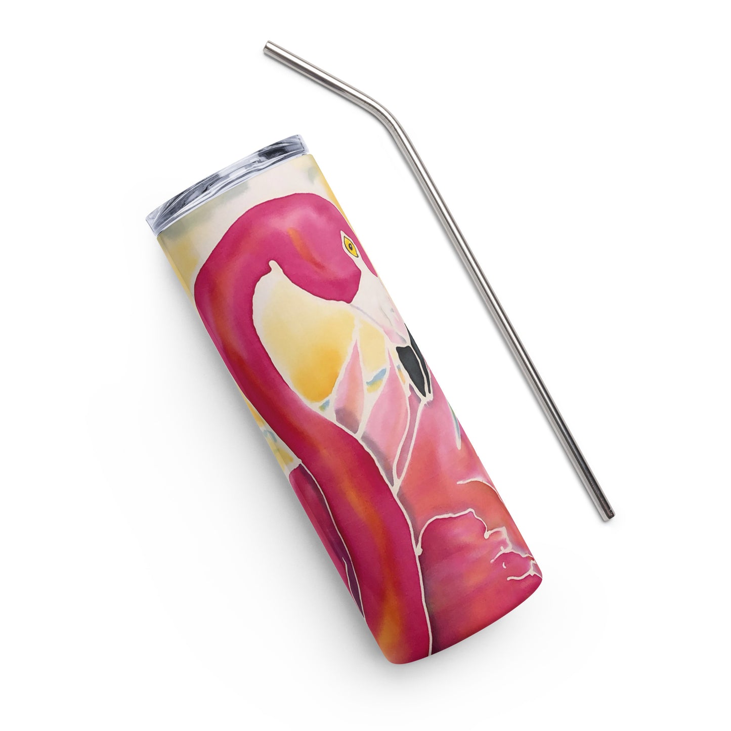 Flamingo Sunset Skinny tumbler