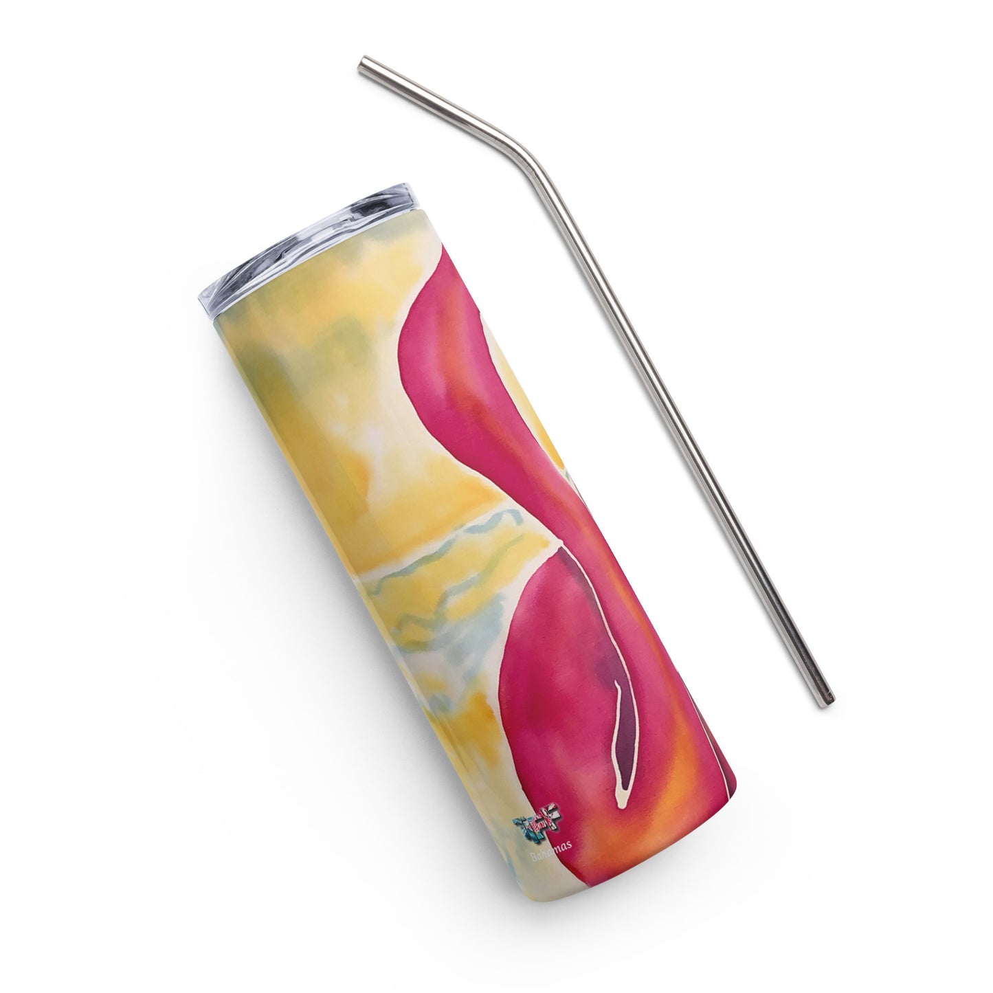 Flamingo Sunset Skinny tumbler