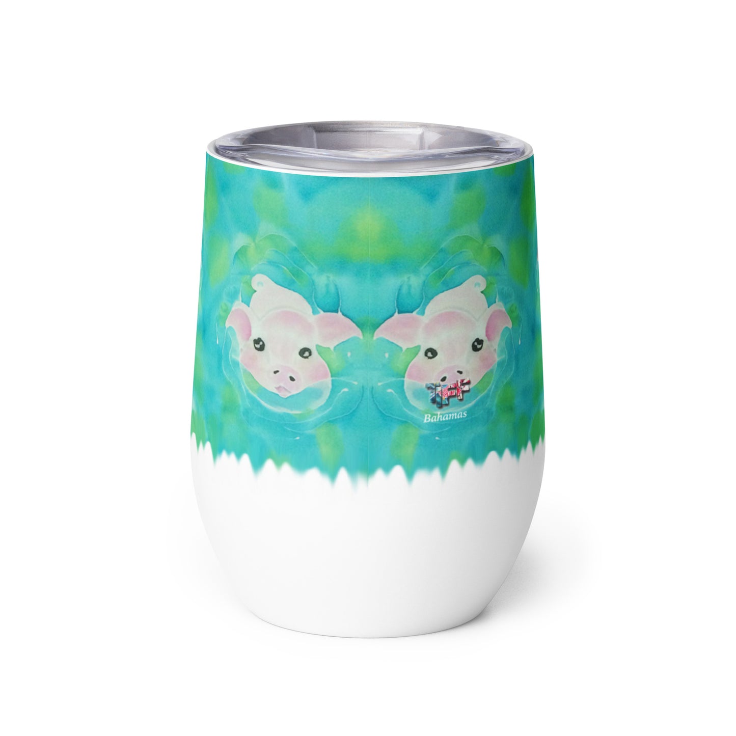 Three Little Pigs Wine tumbler
