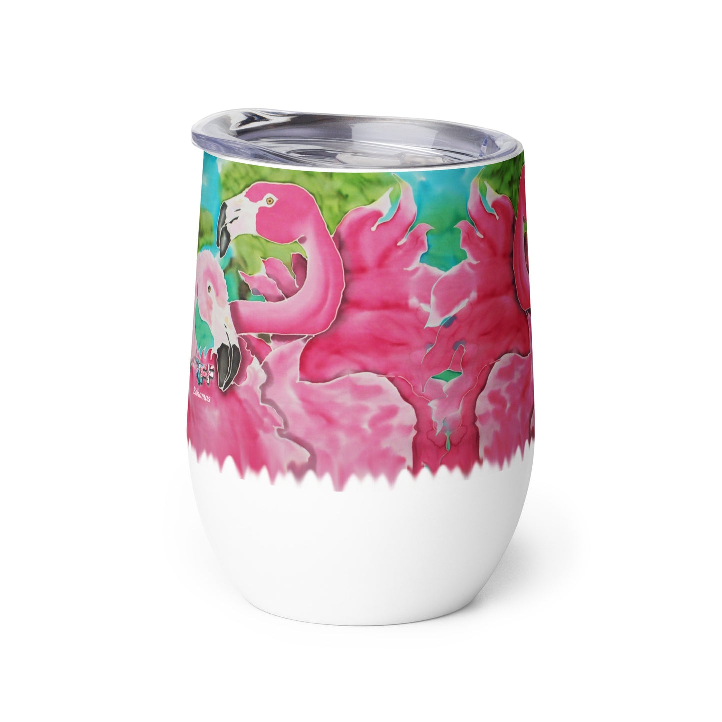 Flamingo Passion Wine tumbler